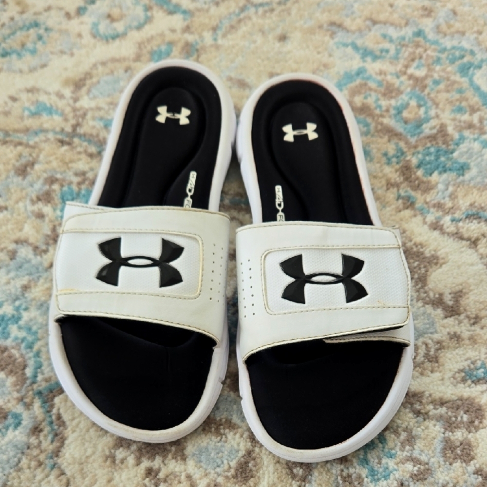 Mens Under Armour 4D Foam Slides Sz 9